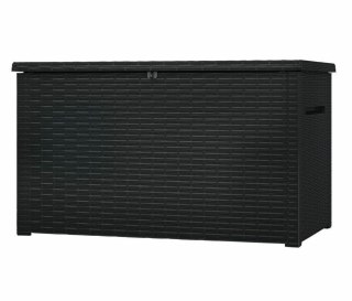 KETER SKRZYNIA OGRODOWA JAVA BOX RATTAN 870 L / GRAFITOWA CURVER/KETER
