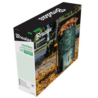 KOSZ OGRODOWY WIELOFUNKCYJNY 160l GARDEN MULTIBIN BRADAS