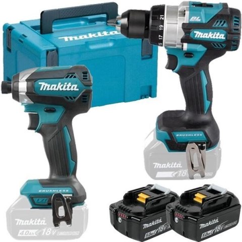 MAKITA.ZES.COMBO 18V DLX2432TJ (DDF486+DTD153) 2x5,0Ah MAKPAC MAKITA