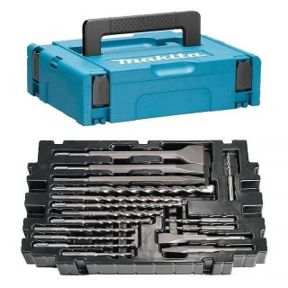 MAKITA ZESTAW WIERTEŁ SDS + DŁUTA 17 SZT W WALIZCE MAKPAC MAKITA