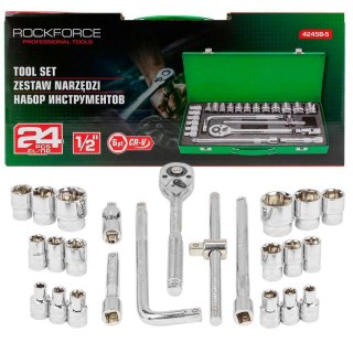 ROCKFORCE ZESTAW KLUCZY 24el. 1/2" RF-4245B-5 ROCKFORCE / WMC