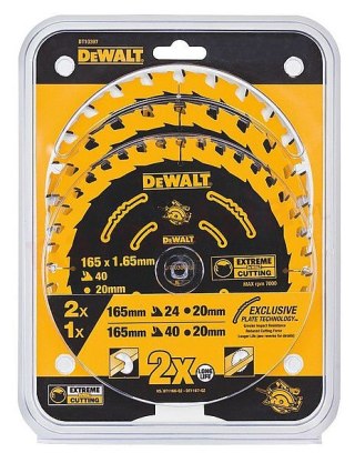 DEWALT PIŁA TARCZOWA EX KPL. 3szt. DEWALT