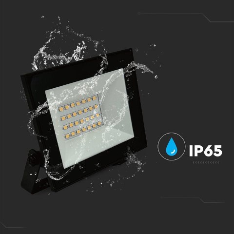 Projektor LED V-TAC 20W LED SMD 6500K Czarny VT-44022 6500K 1510lm
