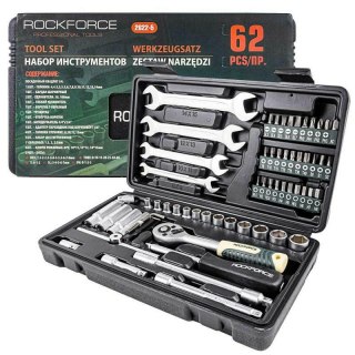 ROCKFORCE ZESTAW KLUCZY 1/4" 62el. ROCKFORCE / WMC
