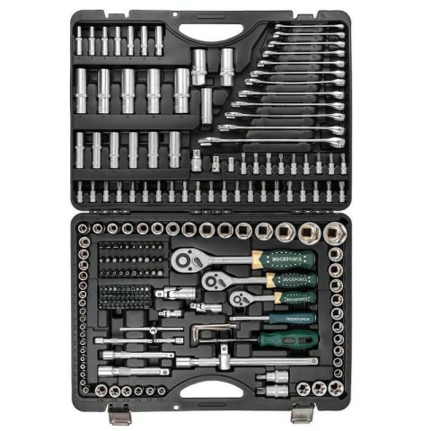 ROCKFORCE ZESTAW KLUCZY 216 + 3el. 1/2" 3/8" 1/4" ROCKFORCE / WMC