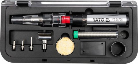YATO LUTOWNICA GAZOWA 3w1 + AKCESORIA 36706 YATO YATO LUTOWNICA GAZOWA 3w1 + AKCESORIA 36706 YATO