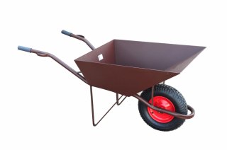 AW TACZKA BUDOWLANA 85L/2,0mm BRĄZ+OSŁONA KOŁA /GŁĘBOKA AWTOOLS