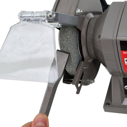 AWTOOLS SZLIFIERKA STOŁOWA 125mm / 150W Z LAMPKĄ AWTOOLS