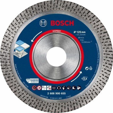BOSCH TARCZA DIAMENTOWA 125mm TURBO EXPERT HARD CERAMIC BOSCH