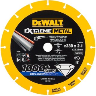 DEWALT TARCZA METAL 230x2,1x22,2mm DIAMENTOWA DEWALT