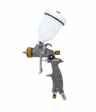 AWTOOLS PISTOLET LAKIERNICZY MINI HVLP 1.0mm ZE ZBIORNKIEM GÓRNYM 100ml AWTOOLS