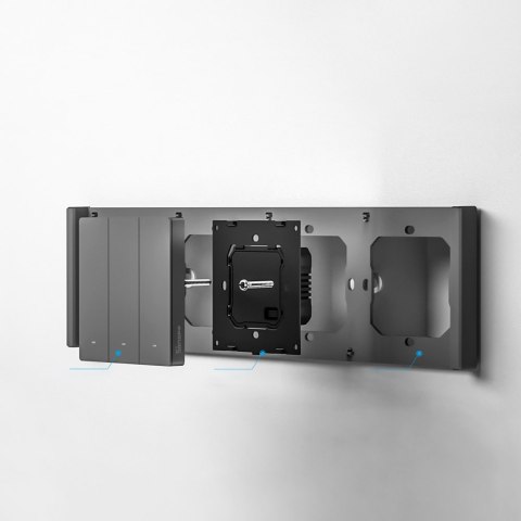 Ramka montażowa poczwórna do instalacji przełączników ściennych M5-80 Ramka montażowa poczwórna do instalacji przełączników ściennych M5-80