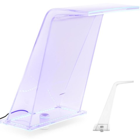Wylewka wodospadowa z oświetleniem LED 45 cm wypływ wody 395 mm Wylewka wodospadowa z oświetleniem LED 45 cm wypływ wody 395 mm