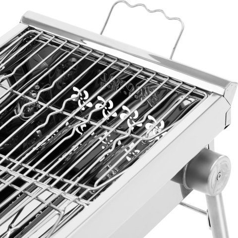 Grill węglowy składany z rusztem 43 x 25 cm Grill węglowy składany z rusztem 43 x 25 cm