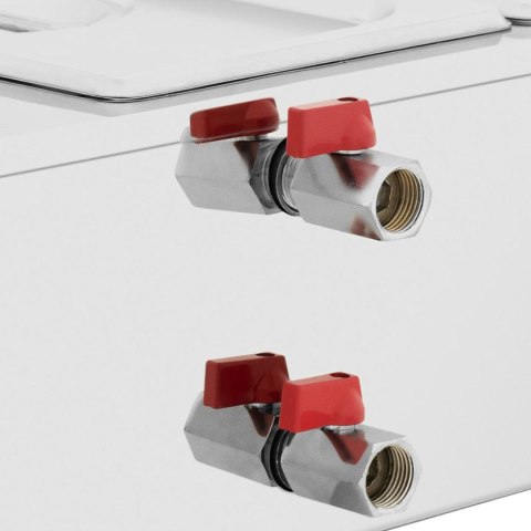 Podgrzewacz do czekolady sosów polew elektryczny 2 x 3.2 l 1500 W Podgrzewacz do czekolady sosów polew elektryczny 2 x 3.2 l 1500 W