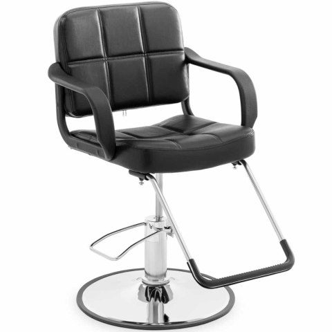 Fotel fryzjerski barberski kosmetyczny z podnóżkiem Physa EPSOM - czarny Fotel fryzjerski barberski kosmetyczny z podnóżkiem Physa EPSOM - czarny