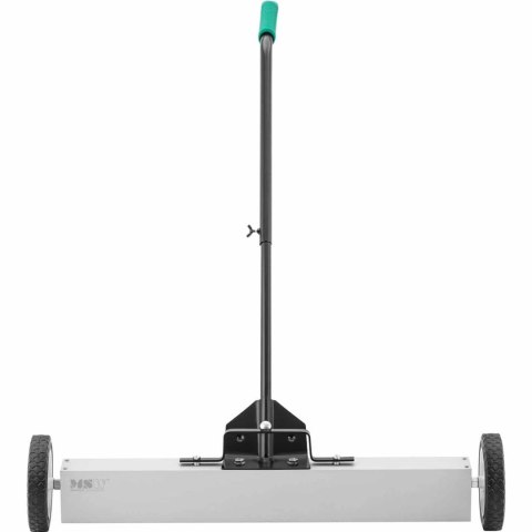 Miotła zamiatarka magnetyczna do zbierania opiłków gwoździ na kółkach szer. 75 cm Miotła zamiatarka magnetyczna do zbierania opiłków gwoździ na kółkach szer. 75 cm