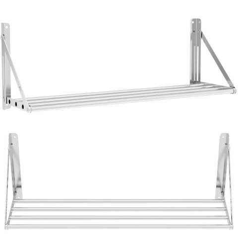 Półka ścienna składana ze stali nierdzewnej do 40 kg 100 x 30 cm Półka ścienna składana ze stali nierdzewnej do 40 kg 100 x 30 cm