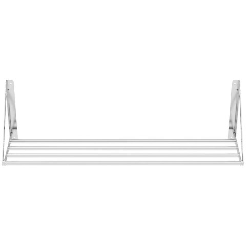 Półka ścienna składana ze stali nierdzewnej do 40 kg 120 x 30 cm Półka ścienna składana ze stali nierdzewnej do 40 kg 120 x 30 cm