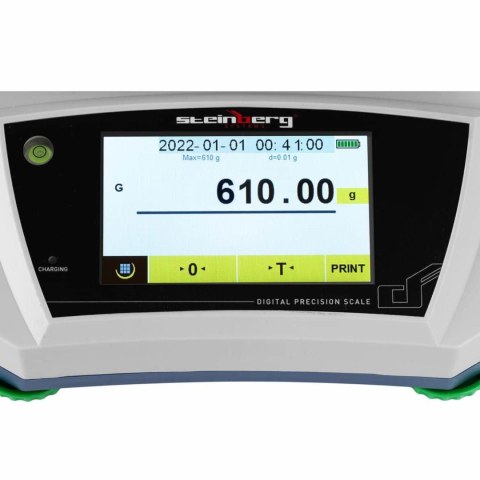 Waga laboratoryjna analityczna ze szklaną osłoną panelem dotykowym LCD 600 g / 0.01 g Waga laboratoryjna analityczna ze szklaną osłoną panelem dotykowym LCD 600 g / 0.01 g