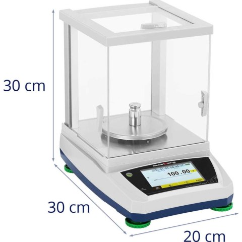 Waga laboratoryjna analityczna ze szklaną osłoną panelem dotykowym LCD 600 g / 0.01 g Waga laboratoryjna analityczna ze szklaną osłoną panelem dotykowym LCD 600 g / 0.01 g