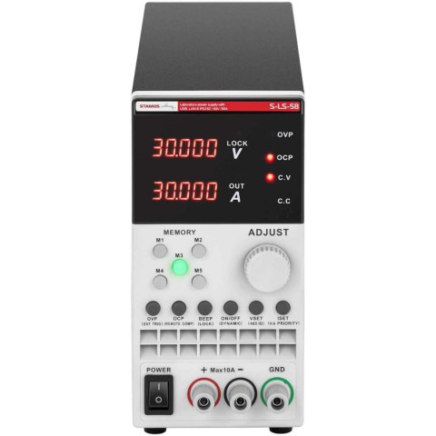Zasilacz laboratoryjny serwisowy 0-30 V 0-30 A 300 W USB LAN RS232 Zasilacz laboratoryjny serwisowy 0-30 V 0-30 A 300 W USB LAN RS232