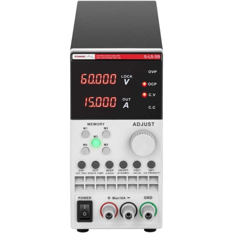 Zasilacz laboratoryjny serwisowy 0-60 V 0-15 A 300 W USB LAN RS233 Zasilacz laboratoryjny serwisowy 0-60 V 0-15 A 300 W USB LAN RS233