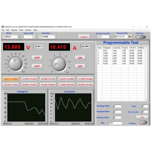 Zasilacz laboratoryjny serwisowy 0-60 V 0-15 A 300 W USB LAN RS233 Zasilacz laboratoryjny serwisowy 0-60 V 0-15 A 300 W USB LAN RS233
