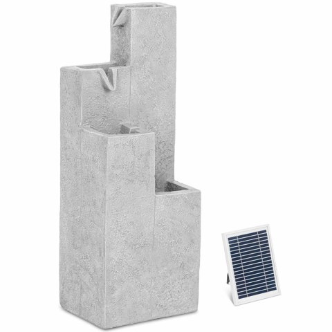 Fontanna kaskada ogrodowa solarna z oświetleniem LED 4 kolumny 3 W Fontanna kaskada ogrodowa solarna z oświetleniem LED 4 kolumny 3 W