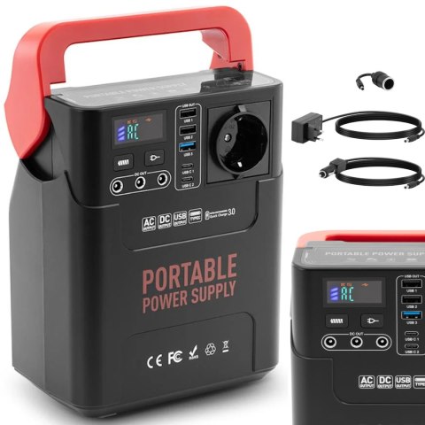 Przenośna stacja zasilania ładująca powerbank 3xUSB 2xUSB-C 3xDC 1xAC 20 Ah LED Przenośna stacja zasilania ładująca powerbank 3xUSB 2xUSB-C 3xDC 1xAC 20 Ah LED