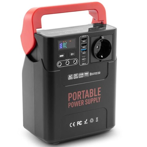 Przenośna stacja zasilania ładująca powerbank 3xUSB 2xUSB-C 3xDC 1xAC 20 Ah LED Przenośna stacja zasilania ładująca powerbank 3xUSB 2xUSB-C 3xDC 1xAC 20 Ah LED