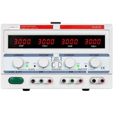 Zasilacz laboratoryjny serwisowy 3 kanały 0-30 V 0-3 A DC Zasilacz laboratoryjny serwisowy 3 kanały 0-30 V 0-3 A DC