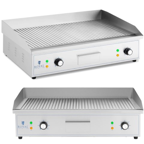 Grill elektryczny płyta grillowa ryflowana 700 x 400 mm 4400 W Grill elektryczny płyta grillowa ryflowana 700 x 400 mm 4400 W