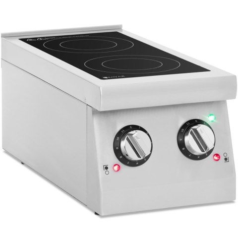 Kuchnia indukcyjna 2 palnikowa nastawna śr. 12-26 cm 3000 W Kuchnia indukcyjna 2 palnikowa nastawna śr. 12-26 cm 3000 W