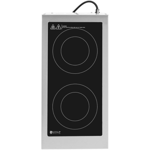 Kuchnia indukcyjna 2 palnikowa nastawna śr. 12-26 cm 3000 W Kuchnia indukcyjna 2 palnikowa nastawna śr. 12-26 cm 3000 W