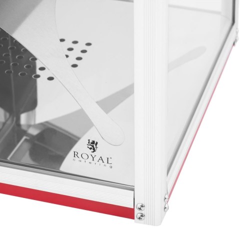 Pogrzewacz witryna grzewcza do nachos popcornu podświetlana LED 45L Pogrzewacz witryna grzewcza do nachos popcornu podświetlana LED 45L
