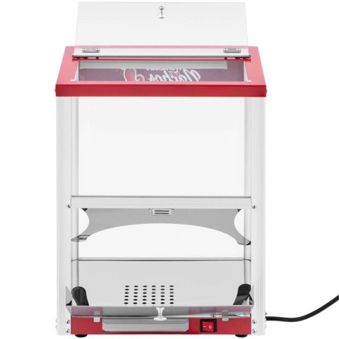 Pogrzewacz witryna grzewcza do nachos popcornu podświetlana LED 45L Pogrzewacz witryna grzewcza do nachos popcornu podświetlana LED 45L