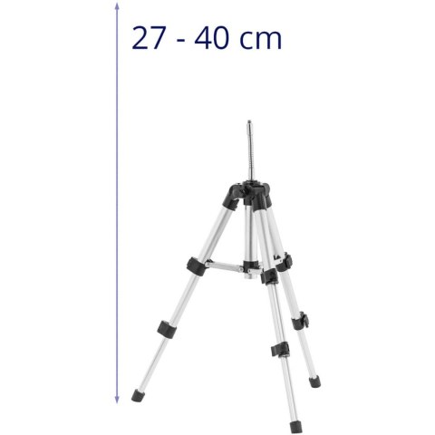 Statyw tripod do lasera krzyżowego aparatu 27-40 cm gwint 1/4'' Statyw tripod do lasera krzyżowego aparatu 27-40 cm gwint 1/4''