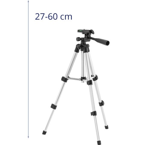 Statyw tripod do lasera krzyżowego aparatu 27-60 cm gwint 1/4'' Statyw tripod do lasera krzyżowego aparatu 27-60 cm gwint 1/4''