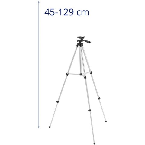 Statyw tripod do lasera krzyżowego aparatu 45-129 cm gwint 1/4'' Statyw tripod do lasera krzyżowego aparatu 45-129 cm gwint 1/4''