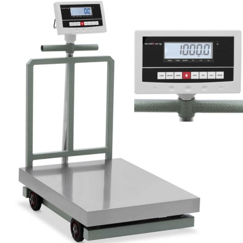 Waga platformowa 80x60cm magazynowa mobilna 1000kg / 0.2kg Waga platformowa 80x60cm magazynowa mobilna 1000kg / 0.2kg