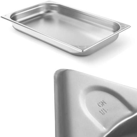 Pojemnik GN 1/1 stalowy Kitchen Line wys. 65 mm - Hendi 806128 Pojemnik GN 1/1 stalowy Kitchen Line wys. 65 mm - Hendi 806128