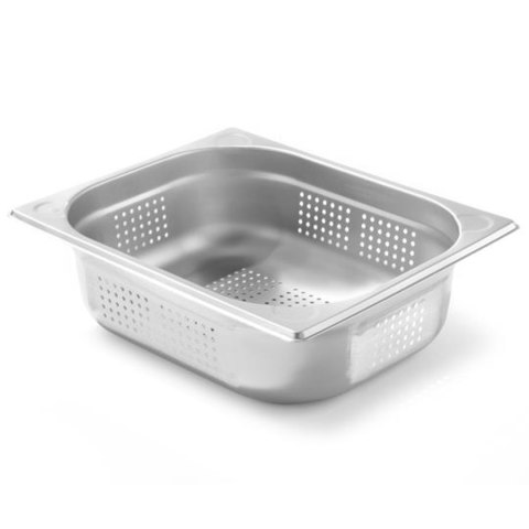 Pojemnik GN 1/2 Kitchen Line perforowany wys. 100 mm - Hendi 807330 Pojemnik GN 1/2 Kitchen Line perforowany wys. 100 mm - Hendi 807330