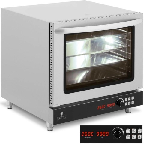 Piec piekarnik konwekcyjny z funkcją pary grilla garowania i suszenia do 260C 230V 2800W Piec piekarnik konwekcyjny z funkcją pary grilla garowania i suszenia do 260C 230V 2800W