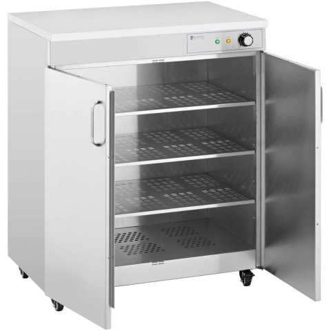 Podgrzewacz do talerzy szafa grzewcza na kółkach do 120 talerzy śr. 29 cm 800 W Podgrzewacz do talerzy szafa grzewcza na kółkach do 120 talerzy śr. 29 cm 800 W
