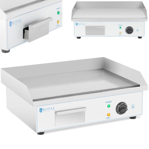 Grill elektryczny płyta grillowa gładka 550 x 350 mm 3000 W Grill elektryczny płyta grillowa gładka 550 x 350 mm 3000 W