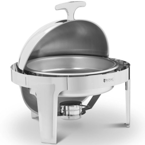 Podgrzewacz do potraw stołowy okrągły na pastę z pokrywą rolltop 6 l Podgrzewacz do potraw stołowy okrągły na pastę z pokrywą rolltop 6 l