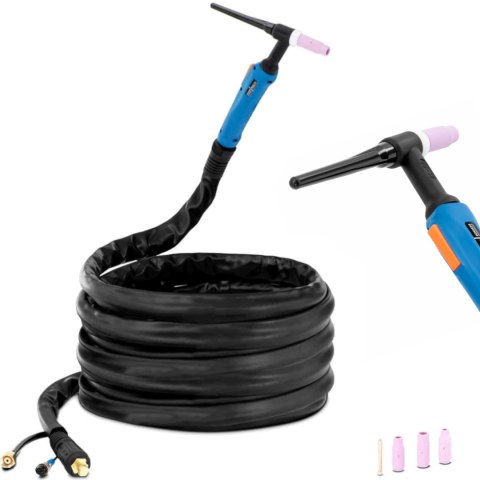 Uchwyt spawalniczy z przewodem TIG 8 m x 25 mm2 Uchwyt spawalniczy z przewodem TIG 8 m x 25 mm2