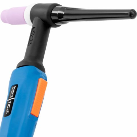 Uchwyt spawalniczy z przewodem TIG 8 m x 25 mm2 Uchwyt spawalniczy z przewodem TIG 8 m x 25 mm2