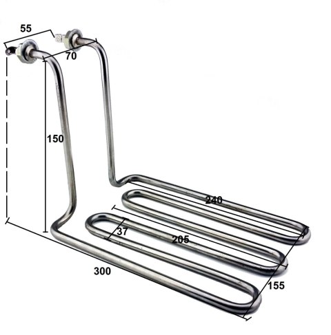 Grzałka do frytownic 10l Royal Catering 3200W 230V Grzałka do frytownic 10l Royal Catering 3200W 230V